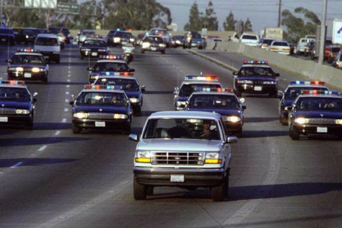La persecución de O.J. Simpson, en 1995