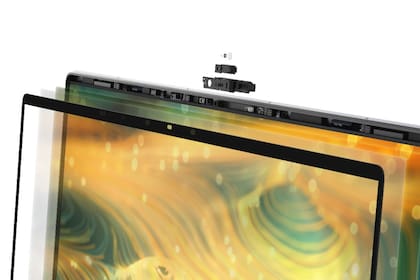 La persiana de la Dell Latitude 9420 para desactivar la cámara frontal