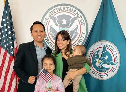 La peruana Yelka Kovaleff reside desde hace unos años en EE.UU. junto a su esposo e hijos