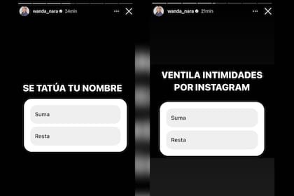 La picante encuesta que hizo Wanda Nara (Foto: Instagram @wanda_nara)