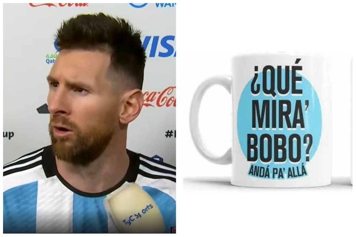 La picante frase de Lionel Messi tras el triunfo contra Países Bajos inspiró un impensado fenómeno: “¿Qué mirás, bobo?”