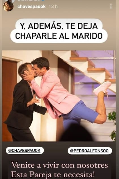 La picante respuesta de Paula Chaves a su amigo, Diego Ramos