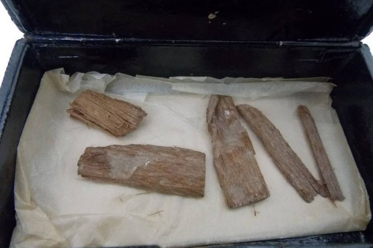 La pieza de madera fue hallada por primera vez en 1872