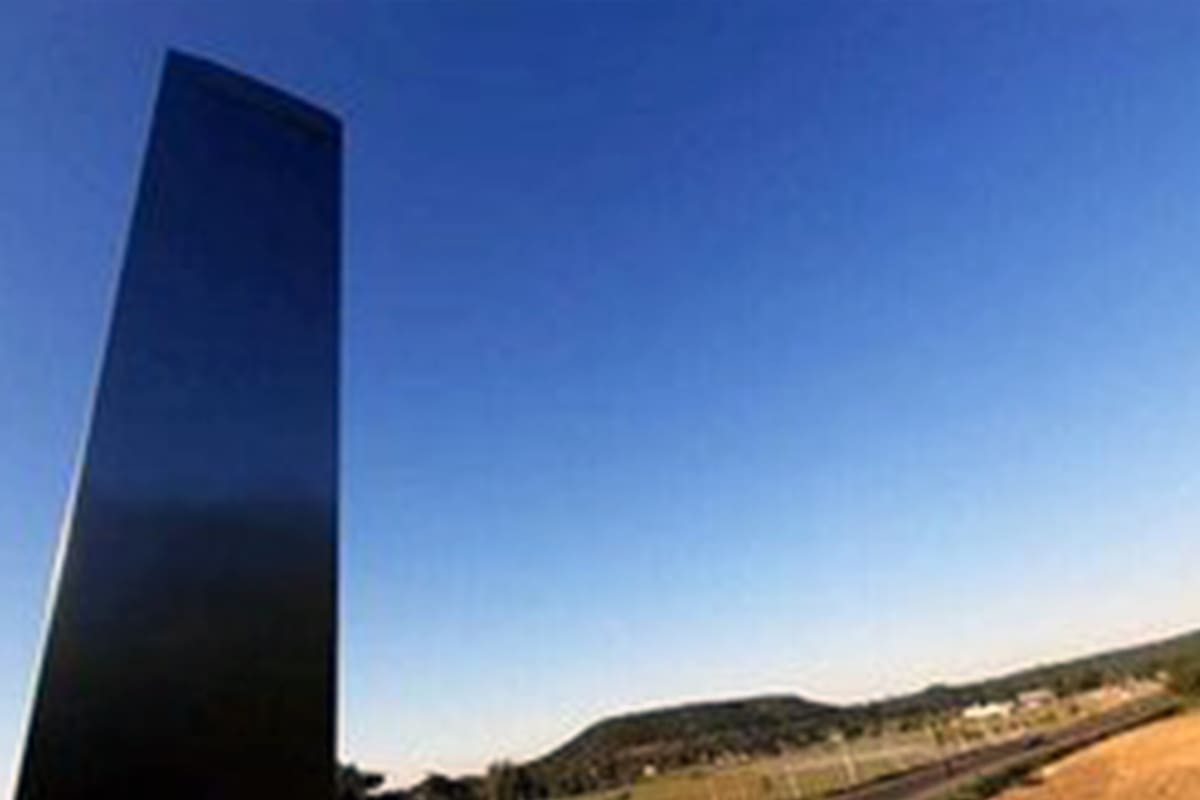 La pieza de metal, en la ciudad de Paraguarí