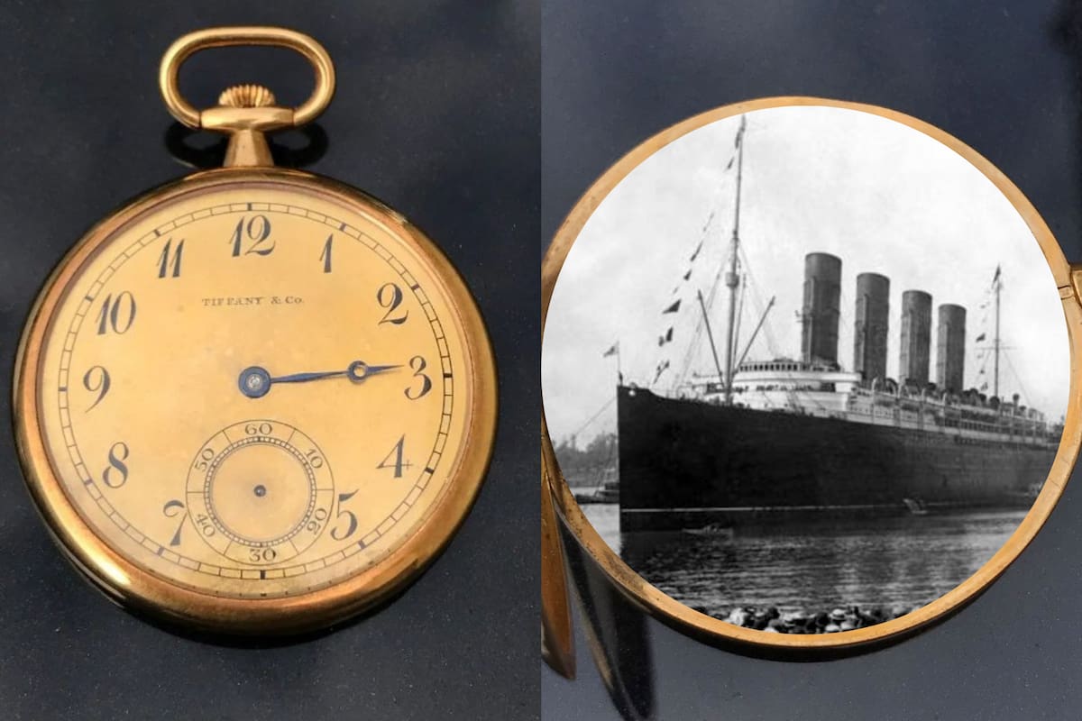 La pieza fue obsequiada a Arthur Rostron por tres sobrevivientes del Titanic