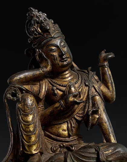 La pieza representa una de las formas menos frecuentes de Avalokiteshvara (Foto: Facebook / Sotheby's)
