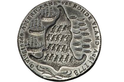 La pieza Rhode Island token se vendió en miles de dólares