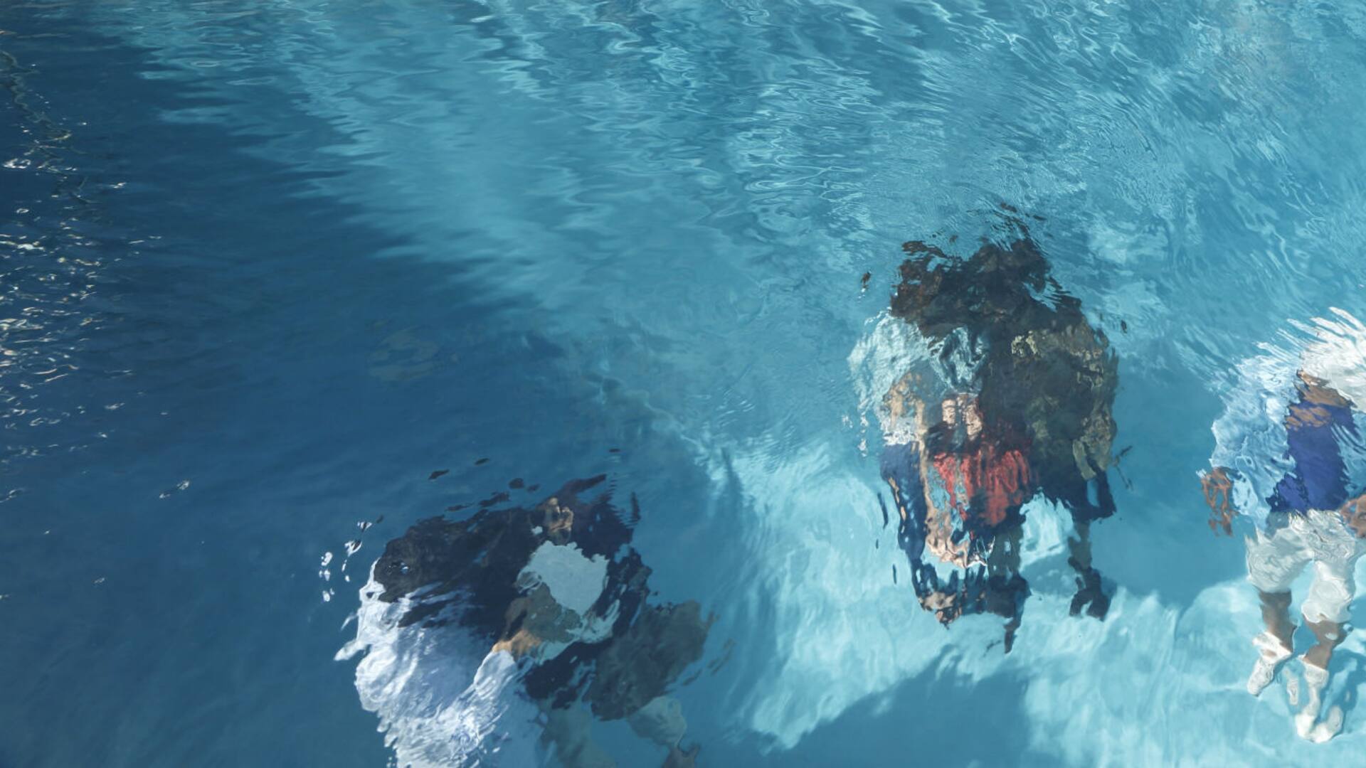 Detalle de La pileta (1999), Leandro Erlich