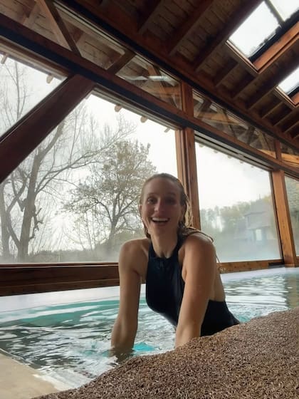 La pileta climatizada fue otro de los atractivos principales de la estadía (Foto: Instagram/@brendagandiniok)