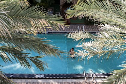 La pileta de 52 metros del National Hotel, en South Beach.