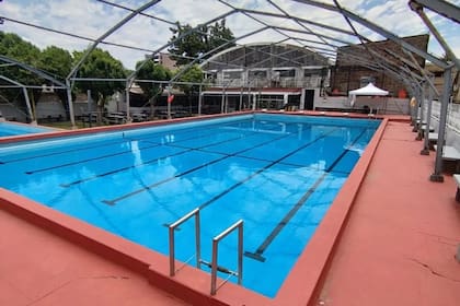 La pileta del Club Saladillo de Rosario