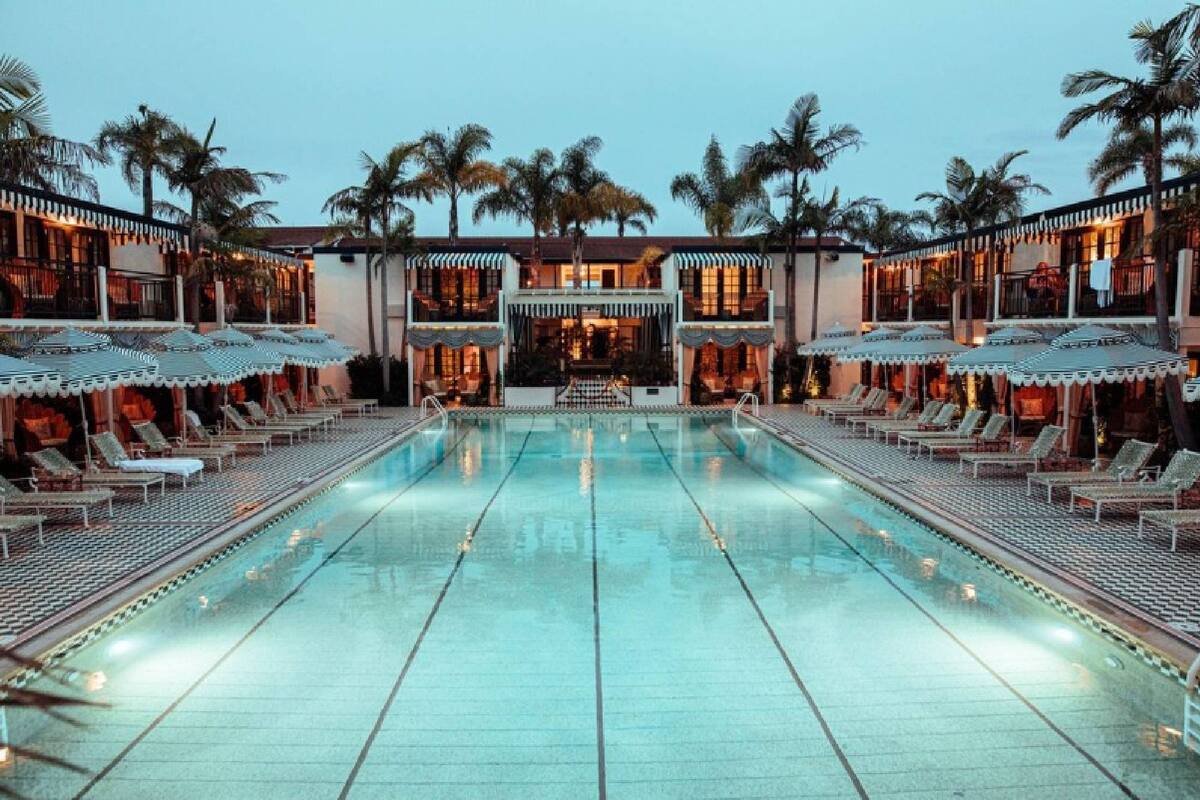 La pileta fue una de las tantas renovaciones que se hicieron en los últimos dos años en el exclusivo hotel