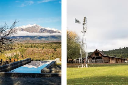 Entre las instalaciones de la chacra hay que contar una cancha de golf de 9 hoyos, sede de populares torneos con asado y Malbec, un granero y un molino para llenar con agua de perforación la pileta.