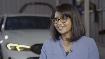 La piloto india Uvashri Kannadasan Balajeyanthi comenzó a competir en un Skoda Octavia modificado