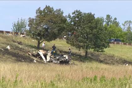 La piloto, Melanie Georger de 26 años, era la única persona a bordo de la avioneta Cessna. Foto: WGRZ-TV