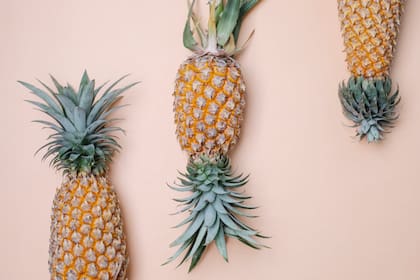 La piña o ananá tiene alto contenido de vitamina C (Foto Pexels)