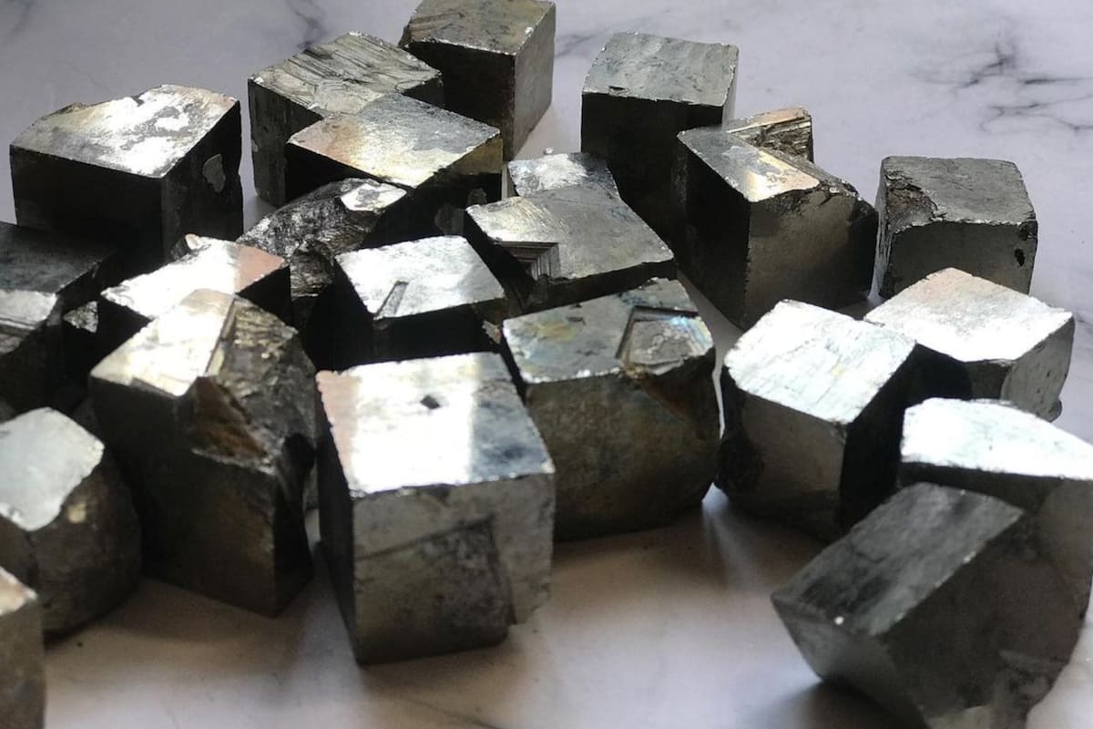 La pirita es el cubo más perfecto que se puede encontrar en la naturaleza