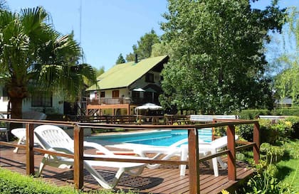 La piscina de Alpenhaus.
