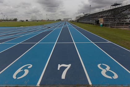 La pista de atletismo del Parque Olímpico