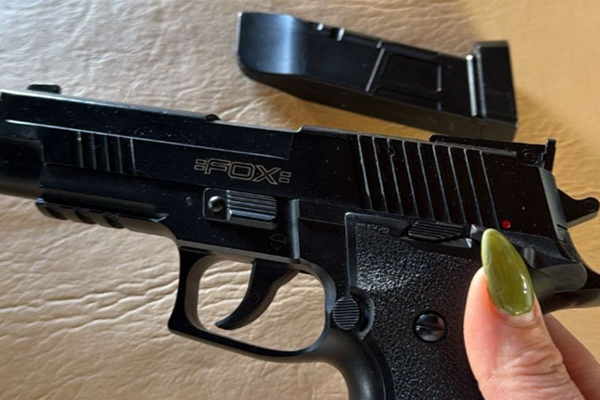 La pistola de CO2 secuestrada en Pico Truncado, Santa Cruz