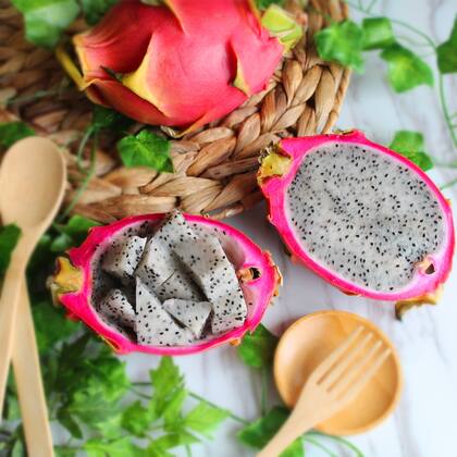La pitahaya tiene un alto contenido en vitamina C y antioxidantes