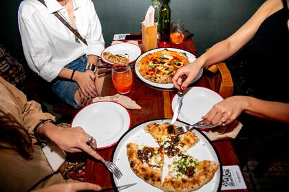 La pizza de masa madre, uno de los grandes destacados de Francisca del Fuego.