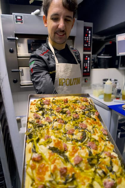 La pizza fue una posibilidad concreta cuando empezaron a barajar las opciones del menú