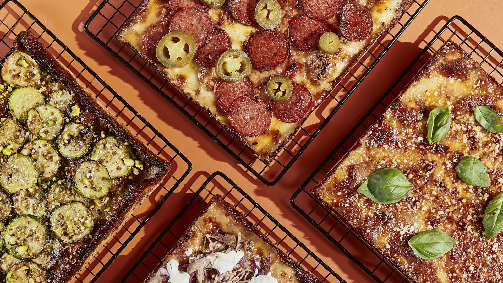 La pizza rectangular estilo siciliano de Sunny