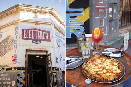 La pizza se elabora con masa madre y harina orgánica