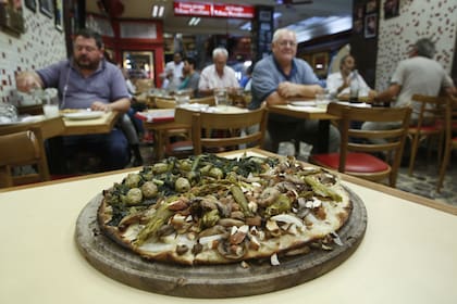 La pizza vegana, sin queso ni jamón