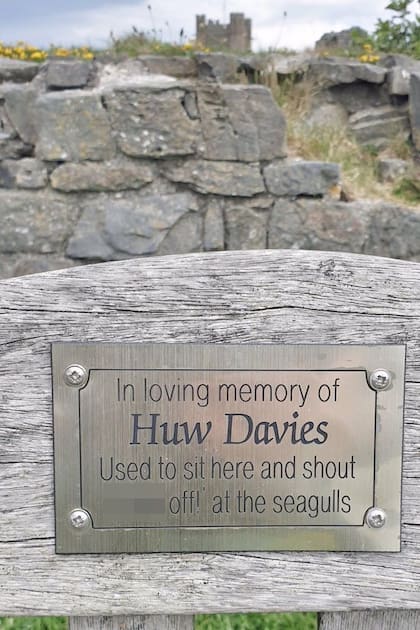 La placa conmemorativa que apareció en un banco de una plaza en Inglaterra
Foto: captura de pantalla