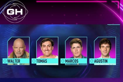 La placa de nominación de Gran Hermano 2022 (Foto Instagram @granhermanoar)