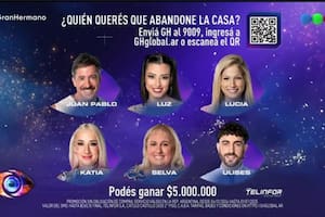 La placa de nominados de Gran Hermano