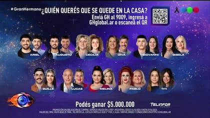 La placa de nominados de la semana