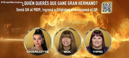 La placa para la gran final de Gran Hermano