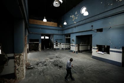 La planta baja del Mercado de los Carruajes, previo a su restauración