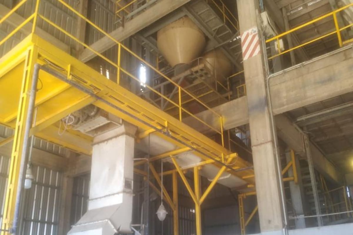 La planta de alimento balanceado del Parque Industrial de Avellaneda de Vicentin