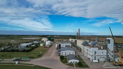 La planta de Bio 4, que hace etanol en base a maíz, una de las empresas emblemáticas de Río Cuarto