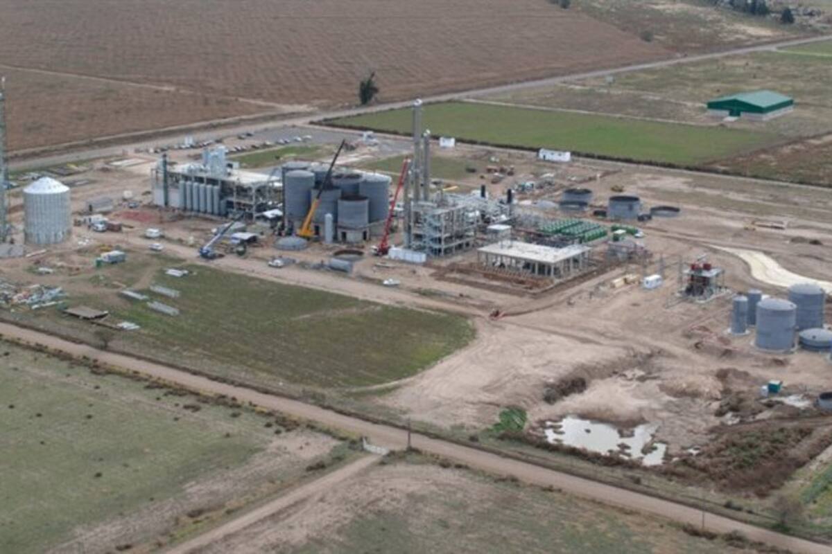 La planta de BIO4, en Río cuarto