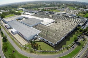 La planta de Bridgestone en la localidad de Llavallol, al sur del Conurbano bonaerense.