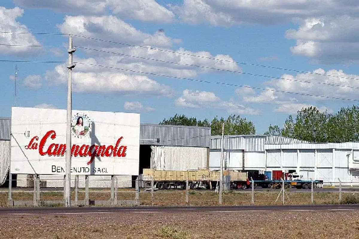 La planta de La Campagnola, en San Martín, Mendoza