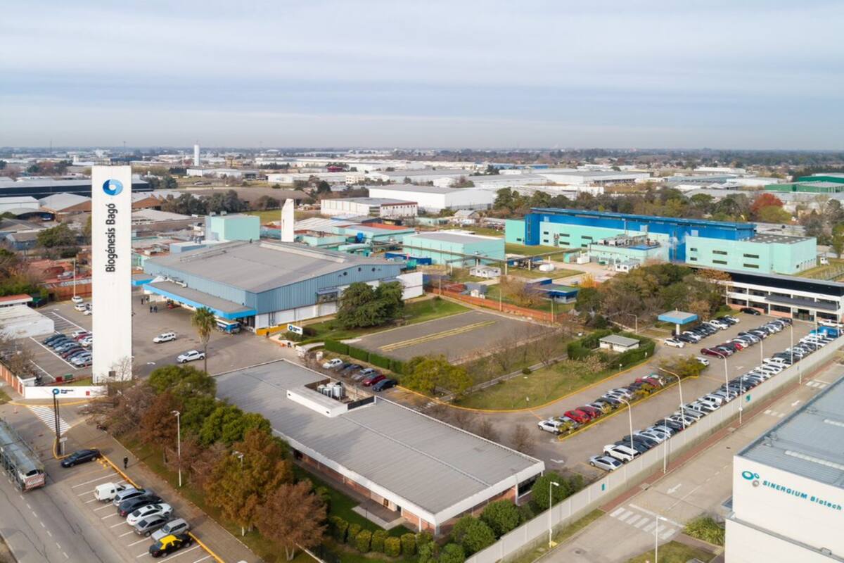 La planta de la empresa en Garín, provincia de Buenos Aires