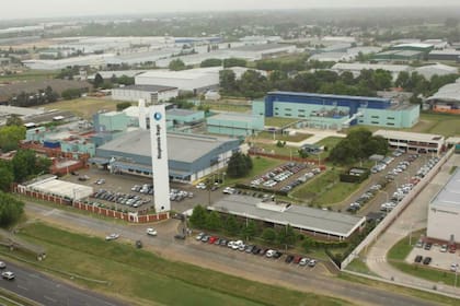 La planta de la empresa en Garín, que produce para el mercado interno y la exportacón