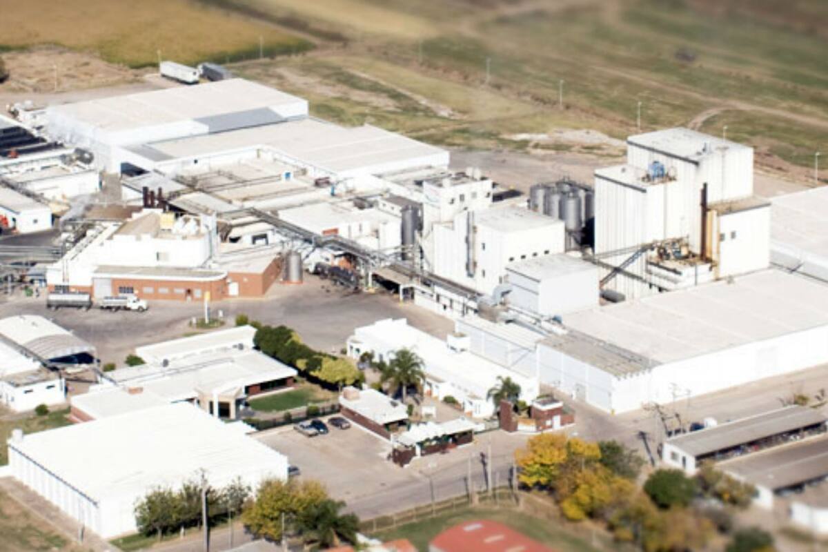 La planta de la firma láctea en Córdoba, que tendrá además una planta de leche larga vida