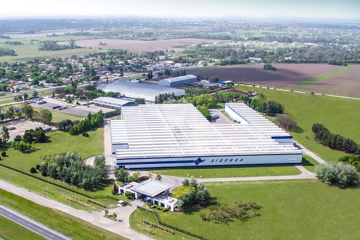 La planta de Sidersa en San Nicolás