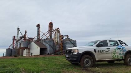 La planta de silos de la empresa