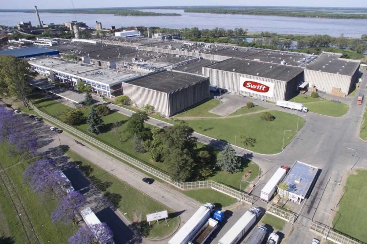La planta de Swift, de Minerva, en Rosario