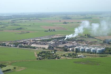 La planta de Vicentin ubicada en Ricardone, Santa Fe