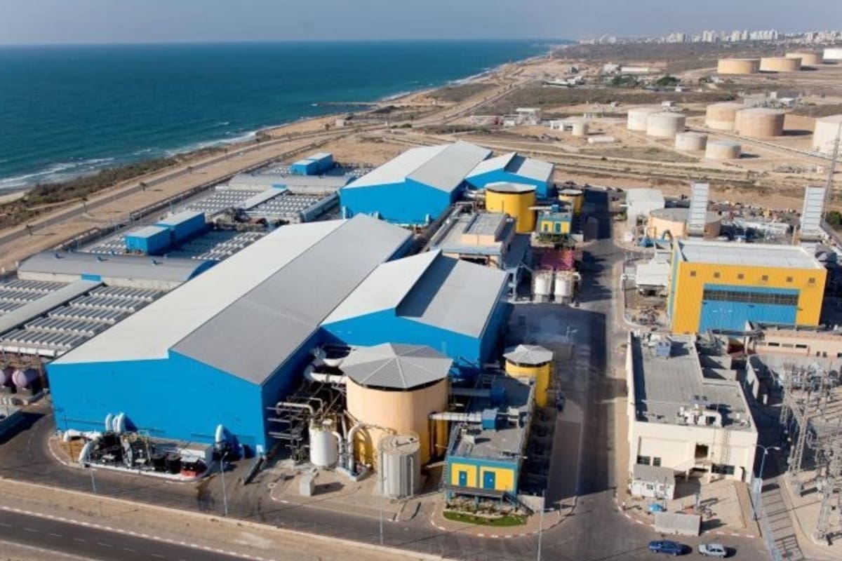 La planta desalinizadora en Israel