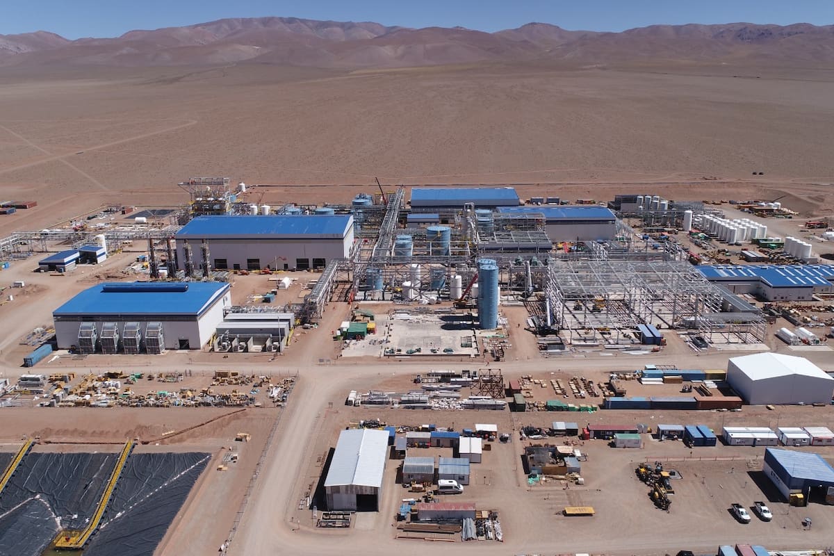 La planta está ubicada en el salar Centenario Ratones